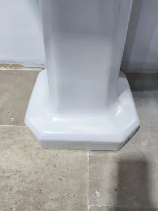 Lavabo pedestal vintage porcelana