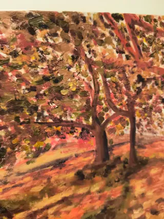 Cuadro paisaje otoñal.