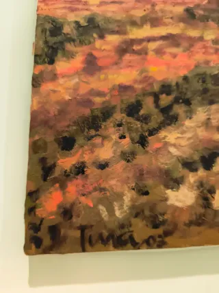 Cuadro paisaje otoñal.