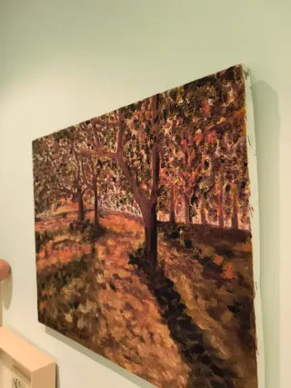 Cuadro paisaje otoñal.