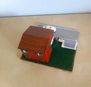 Casa Cantoniera con Pensilina Bus 1:160