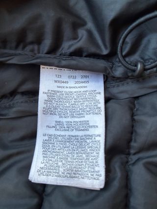 Chaqueta Columbia Negra Plumas