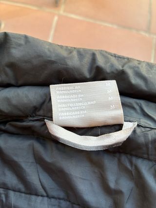 Chaqueta Columbia Negra Plumas