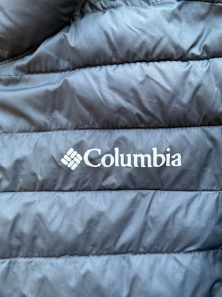 Chaqueta Columbia Negra Plumas