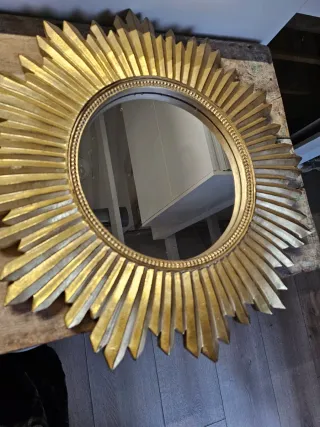 Specchio Sole Zara Home Dorato