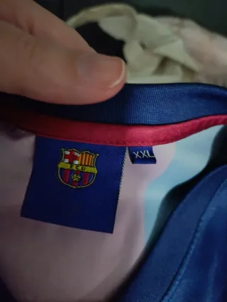 Camiseta FC Barcelona Azul y Rosa
