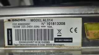 Lavavajillas Aspes casi nuevo