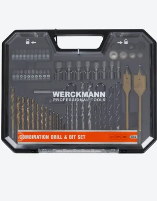 Juego de brocas y puntas Werckmann 63 piezas