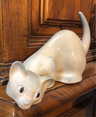 Figura Gato Porcelana Zaphir Lladro