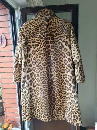 Abrigo Piel Sintético Leopardo