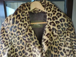 Abrigo Piel Sintético Leopardo