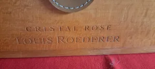 Estuche Louis Roederer 1995 de madera vintage