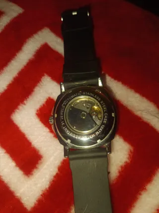 Reloj Hermes Negro y Plateado