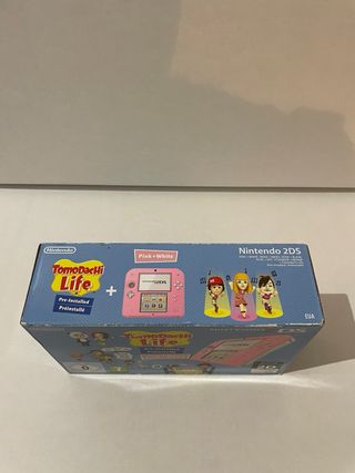 Nintendo 2Ds Rosa e Bianco Tomodachi life boxato