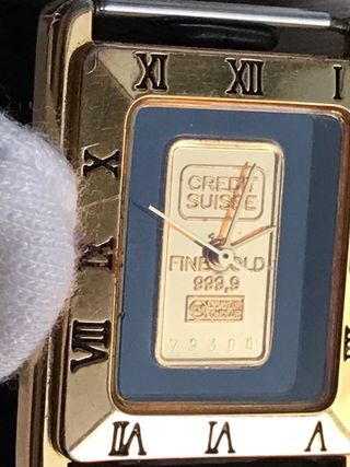 Reloj Oro 999 Credit Suisse + Regalo