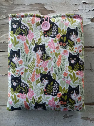 Funda para libro con gatos