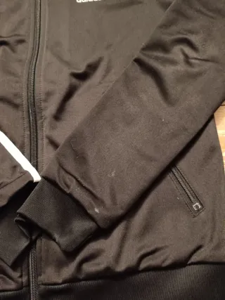 Giacca tuta Adidas nera donna