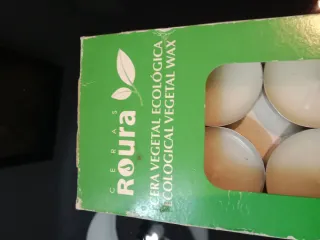 Lote 2 Packs Candele Votive Rosse e 10 Candele Teelight