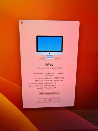 Imac Apple Plata
