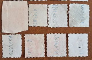 Colección 23 sellos Isabel II-Alfonso XIII