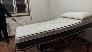 Cama articulada eléctrica con colchón