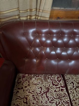 Sofá antiguo de 3 plazas con dos sillones