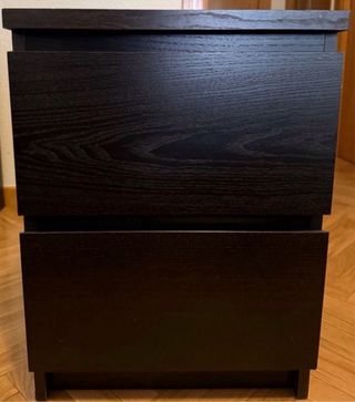 Pack 2 mesitas Ikea negras