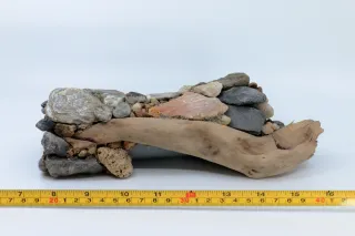 Tana per acquario in pietra