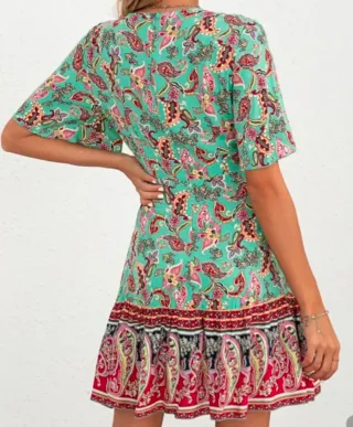 Vestido Verano Multicolor Talla Única