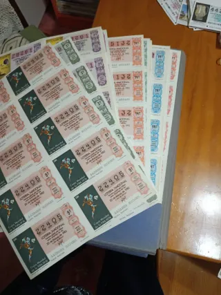 Lotería Nacional 10 Fracciones 1982