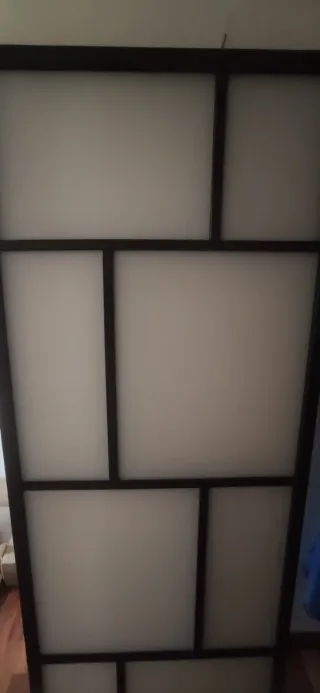 Biombo Decorativo Ikea Negro y Blanco