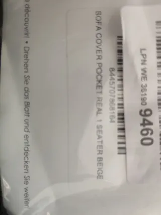 Funda Sillón Elástica Universal Beige