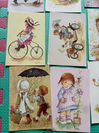 Lote Postales Antiguas Constanza Niñas