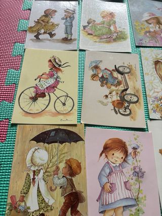 Lote Postales Antiguas Constanza Niñas