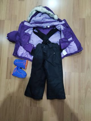 Conjunto Nieve Niña Chaqueta y Pantalón