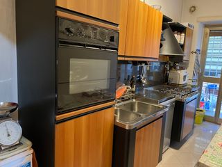 Cucina Aiko legno noce-nero