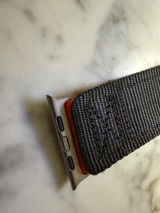 Correa Táctica Apple Watch Ultra 49mm Negra/Naranj