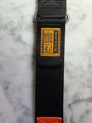 Correa Táctica Apple Watch Ultra 49mm Negra/Naranj