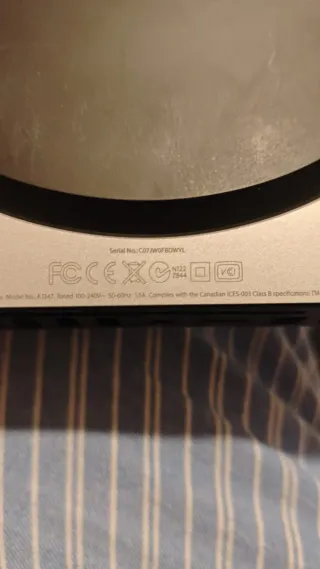 Mac Mini Apple 2012 Plata