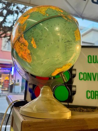 Mappamondo luminoso Rico Firenze anni '70