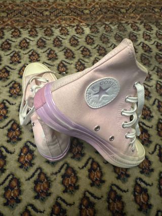 Zapatillas Converse Altas Rosas