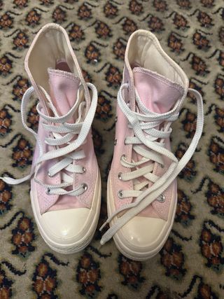 Zapatillas Converse Altas Rosas