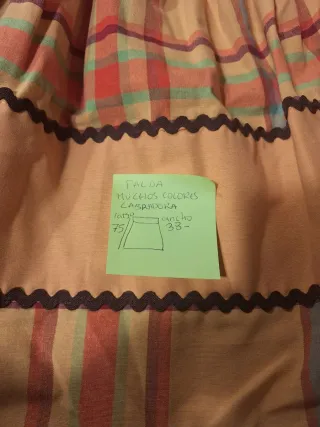 Falda de labradora largo75 ancho33