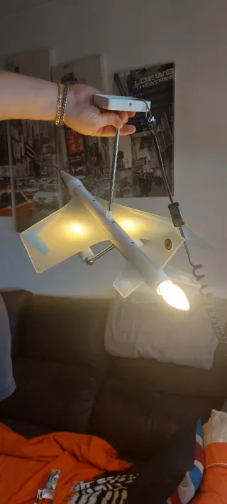 Lámpara de techo diseño avión