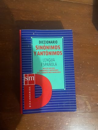 Diccionario sinónimos y antónimos