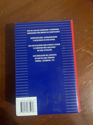 Diccionario sinónimos y antónimos