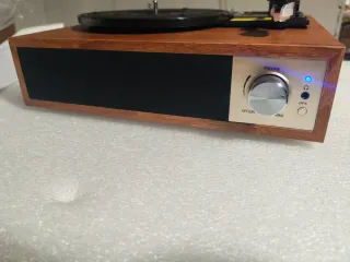 Tocadiscos Vintage Marrón Bluetooth