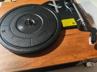 Tocadiscos Vintage Marrón Bluetooth