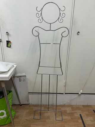 Maniquí de metal para ropa