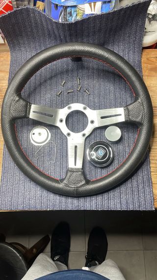 Volante Nardi Torino Negro/Plata